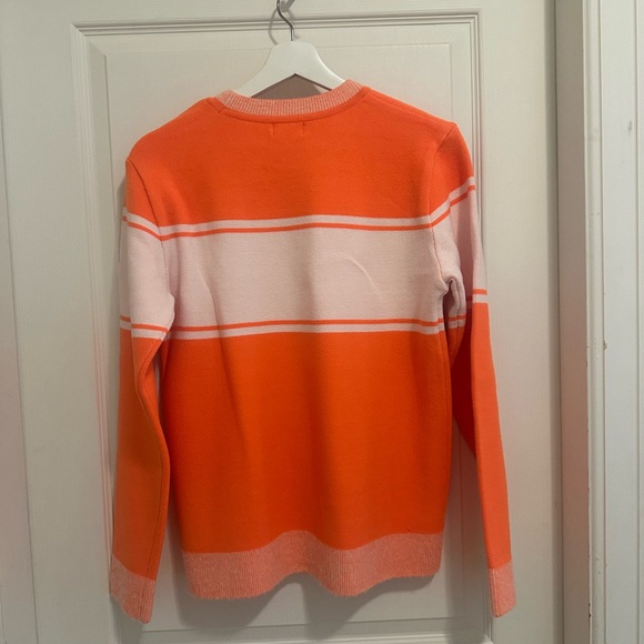 C De Noirs Women's New York orange Knit Sweater size small - Picture 3 of 4